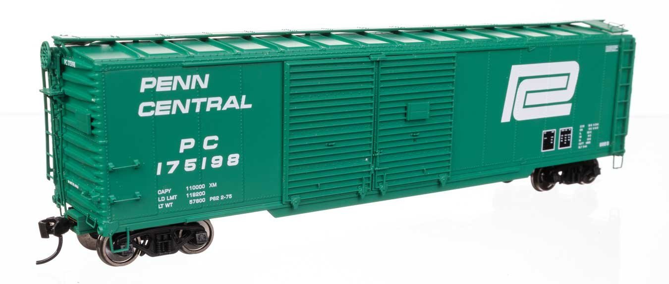 50′ AAR Double-Door Boxcar - Ready to Run -- Penn Central 175198, HO, WalthersProto 101679