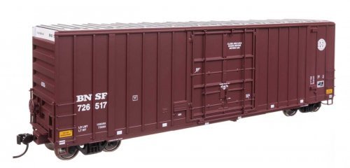 50′ Gunderson Hi-Cube Paper Service Boxcar - Ready to Run -- BNSF Railway 726517, HO, WalthersProto 101714