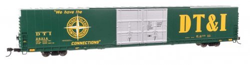 86′ Pullman-Standard Double-Door Hi-Cube Boxcar - Ready to Run -- Detroit, Toledo & Ironton 26314, HO, WalthersProto 102115