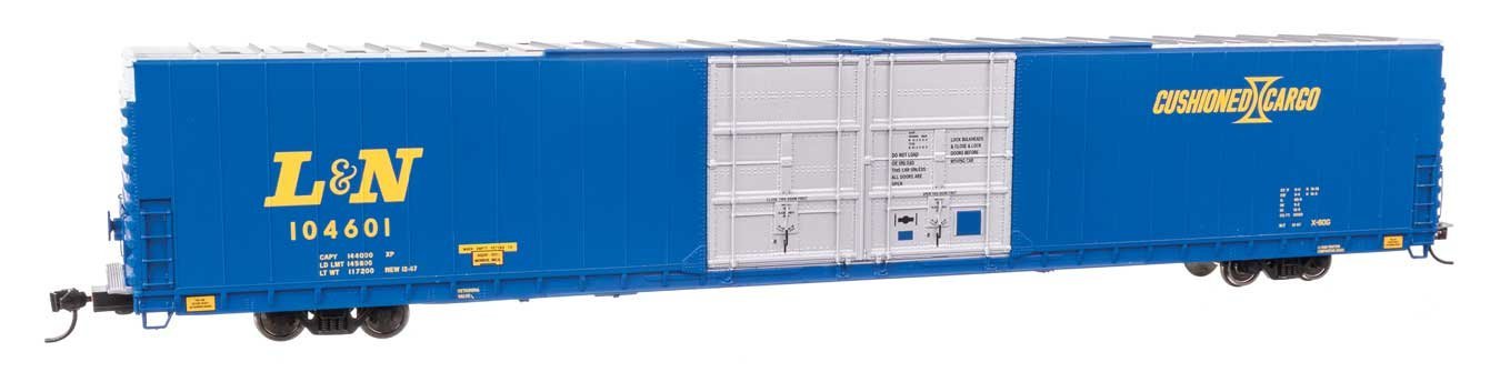 86′ Pullman-Standard Double-Door Hi-Cube Boxcar - Ready to Run -- Louisville & Nashville 104601, HO, WalthersProto 102119