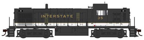 Alco RS3 Phase 3 - LokSound 5 and DCC -- Interstate 30 (black, white, gold), HO, Bowser Manufacturing Co. 25537