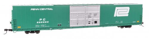 86′ Pullman-Standard Double-Door Hi-Cube Boxcar - Ready to Run -- Penn Central 295550, HO, WalthersProto 102126