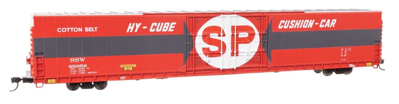 86′ Pullman-Standard Double-Door Hi-Cube Boxcar - Ready to Run -- Southern Pacific(TM)/SSW 65056, HO, WalthersProto 102127