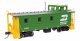 30′ GTW Style Wood Caboose with Offset Coupola - Ready To Run -- Burlington Northern 11105, HO, WalthersProto 103255