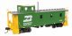 30′ GTW Style Wood Caboose with Offset Coupola - Ready To Run -- Burlington Northern 11106, HO, WalthersProto 103256