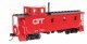 30′ GTW Style Wood Caboose with Offset Coupola - Ready To Run -- Grand Trunk Western (Modern) 779, HO, WalthersProto 103264