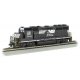 EMD GP40 - Sound and DCC -- Norfolk Southern 3061 (black, white, Horse Head Logo), HO, Bachmann Industries 66309