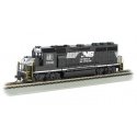 EMD GP40 - Sound and DCC -- Norfolk Southern 3061 (black, white, Horse Head Logo), HO, Bachmann Industries 66309