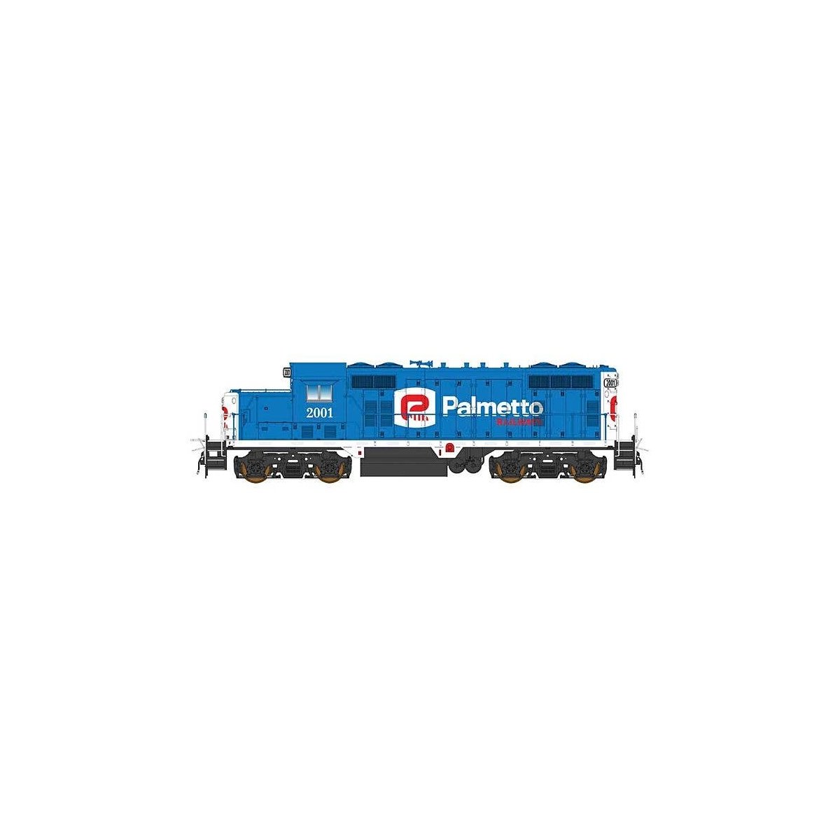 GP16 w/LokSound & DCC -- Palmetto Railways (blue, white, red), HO, Intermountain Railway Company 49843S