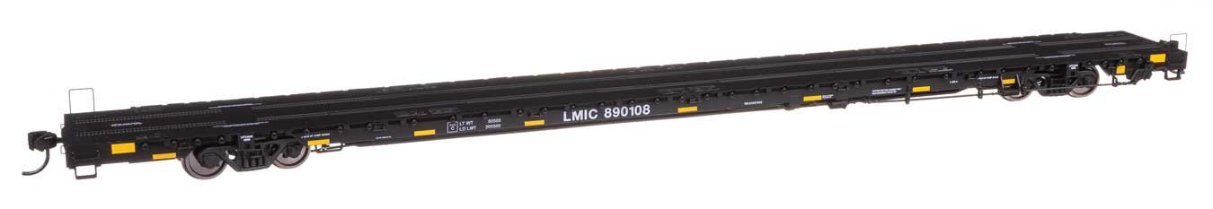 89′ Greenbrier TTX 110-Ton Flatcar - Ready to Run -- Lake Michigan & Indiana LMIC 890108, HO, WalthersProto 104625