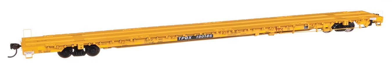 89′ Greenbrier TTX 110-Ton Flatcar - Ready to Run -- TTX TPDX 190186 (Military Use Only), HO, WalthersProto 104634
