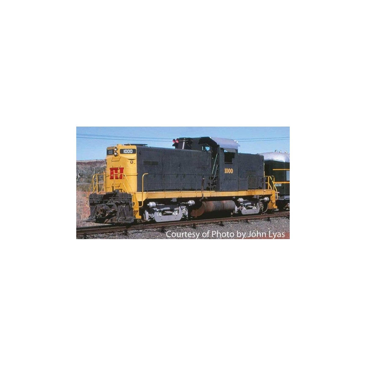 Alco C415 - LokSound & DCC -- Hammersley Iron 1000 (Pullman Green, yellow, red), HO, Bowser Manufacturing Co. 60576