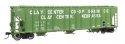55′ Evans 4780 Covered Hopper - Ready To Run -- Clay Center USLX 26283, HO, WalthersProto 106182
