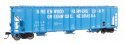 55′ Evans 4780 Covered Hopper - Ready To Run -- Greenwood USLX 26330, HO, WalthersProto 106190