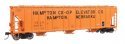 55′ Evans 4780 Covered Hopper - Ready To Run -- Hampton Co-op USLX 26261, HO, WalthersProto 106194
