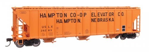 55′ Evans 4780 Covered Hopper - Ready To Run -- Hampton Co-op USLX 26263, HO, WalthersProto 106195