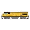 GE U18B - Sound and DCC -- Weyerhaeuser (yellow, black), HO, Intermountain Railway Company 49494S