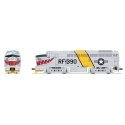 Baldwin RF16A Sharknose A - Sound & DCC - Paragon4(TM) -- US Air Force RF-390 (Fantasy Scheme, gray, yellow, red Mouth w/Teeth),