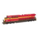 GE ES44AC w/DCC -- Florida East Coast (red, yellow), HO, Intermountain Railway Company 49746