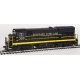 GE U18B w/LokSound & DCC -- Seaboard Coast Line (black, yellow, silver), HO, Intermountain Railway Company 49461S