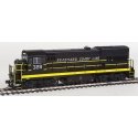 GE U18B w/LokSound & DCC -- Seaboard Coast Line (black, yellow, silver), HO, Intermountain Railway Company 49461S