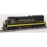 GE U18B w/LokSound & DCC -- Seaboard Coast Line (black, yellow, silver), HO, Intermountain Railway Company 49461S