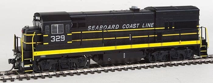 GE U18B w/LokSound & DCC -- Seaboard Coast Line (black, yellow, silver), HO, Intermountain Railway Company 49461S