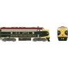 EMD F7A w/LokSound & DCC - Executive Line -- Spokane, Portland & Seattle 803 (Hour Glass, black, yellow, Tuscan), HO, Bowser Man