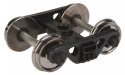 Rigid Plastic Trucks w/36′ Metal RP-25 Wheels -- 100-Ton ASF Roller Bearing - 1 Pair, HO, WalthersProto 2011