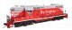 EMD GP7 - LokSound 5 Sound and DCC -- Chicago, Burlington & Quincy 204, HO, WalthersProto 42419