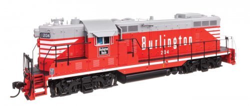EMD GP7 - LokSound 5 Sound and DCC -- Chicago, Burlington & Quincy 204, HO, WalthersProto 42419