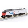 EMD E8A w/Single Headlight & Passenger Pilot - Sound and DCC -- Amtrak 322 (Phase I, silver, red, blue, black), N, Kato USA Inc 