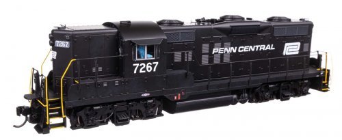 EMD GP9 Phase III - LokSound 5 Sound and DCC -- Penn Central 7267, HO, WalthersProto 42732