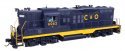 EMD GP9 Phase II - Standard DC -- Chesapeake & Ohio 6062, HO, WalthersProto 49727