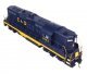 EMD GP9 Phase II - Standard DC -- Chesapeake & Ohio 6062, HO, WalthersProto 49727