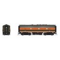 EMD F7B - Sound and DCC - Paragon4(TM) -- Great Northern 454C (Freight Empire Scheme, Pullman Green, Orange), HO, Broadway Limit