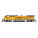 GE AC6000CW - Sound & DCC - Paragon4(TM) -- Union Pacific 6965 (2022, Armour Yellow, gray, red, Small Flag), N, Broadway Limited