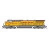 GE AC6000CW - Sound & DCC - Paragon4(TM) -- Union Pacific 6965 (2022, Armour Yellow, gray, red, Small Flag), N, Broadway Limited
