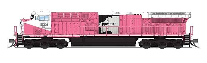GE AC6000CW - Sound & DCC - Paragon4(TM) -- Roy Hill Mining 1024 (pink, white, black), N, Broadway Limited Imports 8580