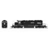 EMD SD40-2 Low-Nose - Sound and DCC - Paragon4(TM) -- Illinois Central 6257 (black, white, Operation Lifesaver), N, Broadway Lim