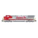 GE AC6000CW - Sound & DCC - Paragon4(TM) -- Santa Fe 723 (Fantasy, Warbonnet, silver, red), N, Broadway Limited Imports 8586