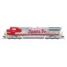 GE AC6000CW - Sound & DCC - Paragon4(TM) -- Santa Fe 723 (Fantasy, Warbonnet, silver, red), N, Broadway Limited Imports 8586