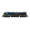 GE ES44AC - Sound & DCC - Paragon4(TM) -- CSX 1827 (Baltimore & Ohio Heritage, blue, gray, yellow), N, Broadway Limited Imports 