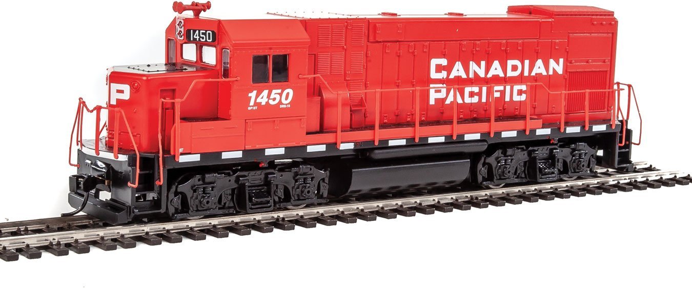 EMD GP15-1 - Standard DC -- Canadian Pacific (red, white), HO, WalthersTrainline 2501