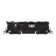 EMD GP35 High Nose - Standard DC - Stealth -- Norfolk & Western 214 (black, white NW), HO, Broadway Limited Imports 8948