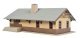 Iron Ridge Station -- Kit - 8-1/4 x 4-3/4 x 2-3/4′ 20.9 x 12 x 6.9cm, HO, WalthersTrainline 904