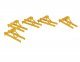 Track Bumper - Built-ups -- Yellow pkg(5), N, Walthers Cornerstone 2602