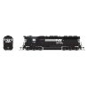 EMD SD45 High-Nose - Standard DC - Stealth -- Norfolk Southern 1766 (black, white), HO, Broadway Limited Imports 9005