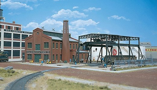 Vulcan Manufacturing Company -- Kit - 9 x 9-3/8 x 8′ 22.9 x 23.8 x 20.3cm, HO, Walthers Cornerstone 3045