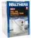 Tall Oil Storage Tank w/Berm -- Kit - Tank: 6` Diameter x 6-1/4` Tall 15.2 x 15.9cm, HO, Walthers Cornerstone 3168
